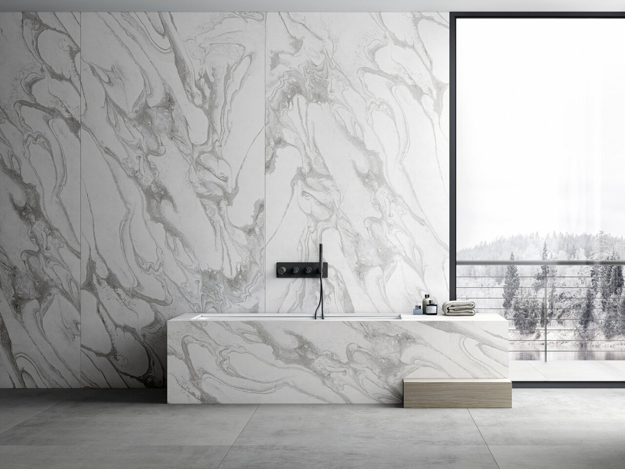 Dekton Badezimmer Inspiration Sky - Marquardt Granit