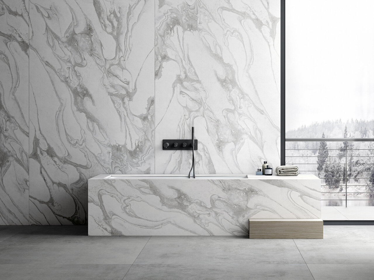 Dekton Badezimmer Inspiration Sky - Marquardt Granit