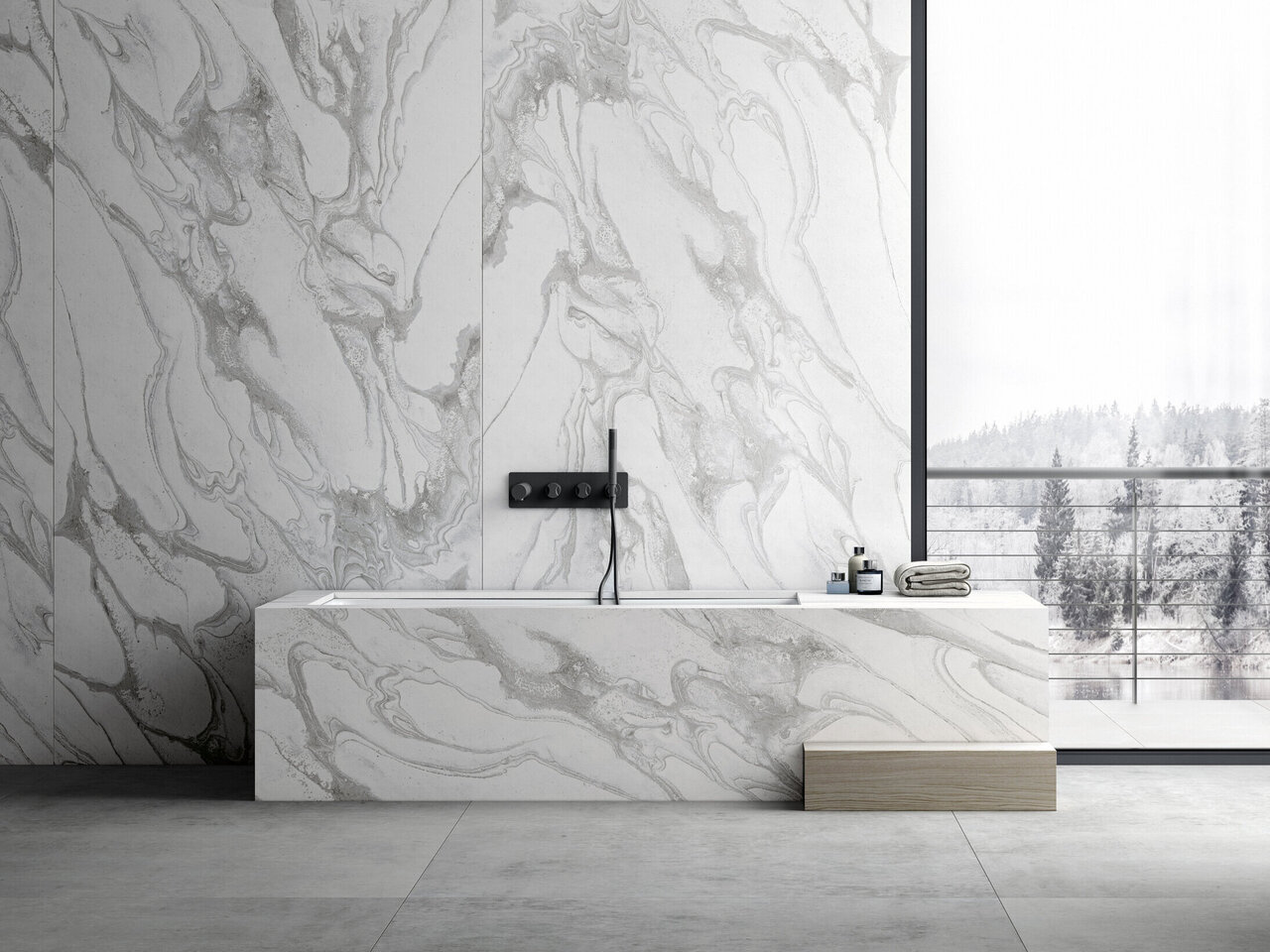 Dekton Badezimmer Inspiration Sky - Marquardt Granit