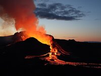 Ausbruch Vulcan - Ursprung von Naturstein Entstehung