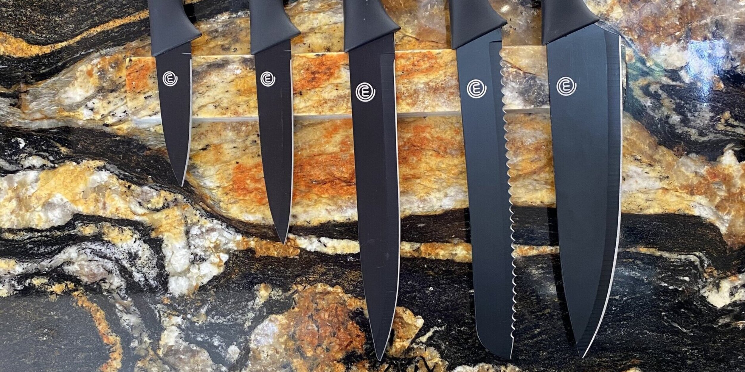 Magnetischer Messerhalter aus Naturstein